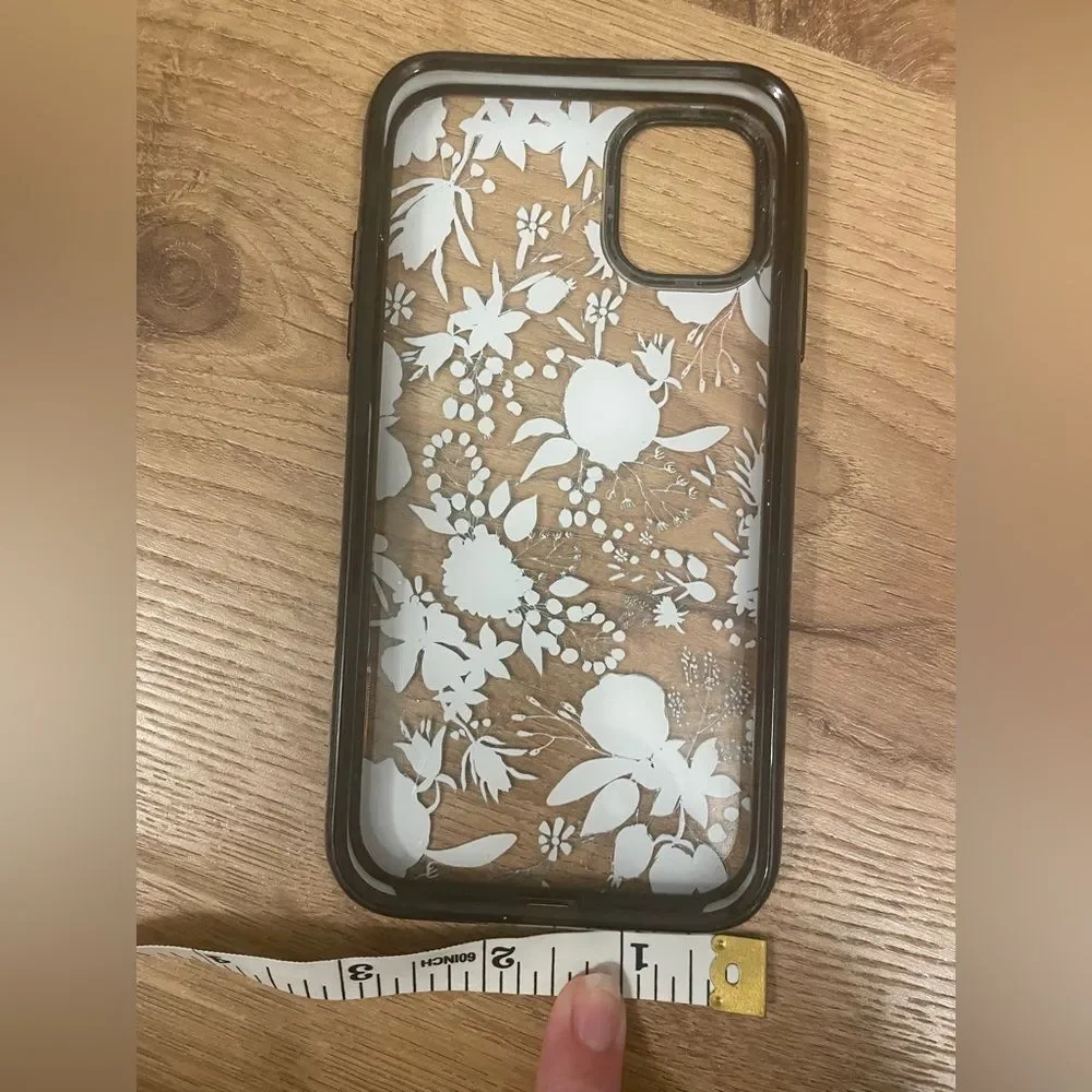 CASETiFY Impact iPhone 13 Case Protect Abstract Modern Coral Clear Black